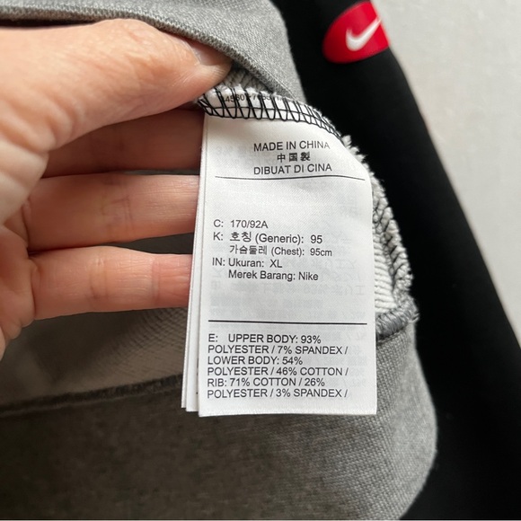 Nike Pro Get Fit Icon 1/2 zip cropped sweatshirt Sz XL - Picture 6 of 9